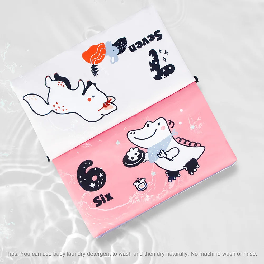Baby Cloth Book with a built-in mirror