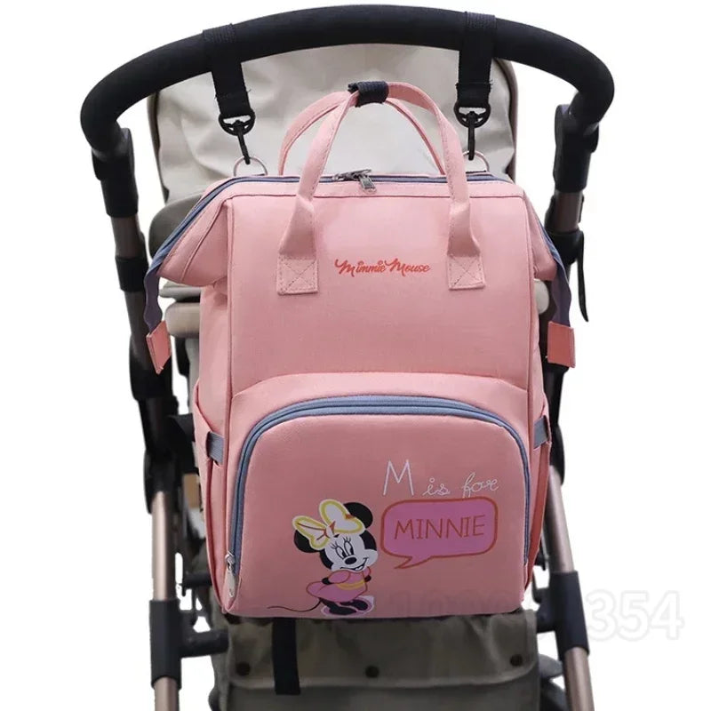 Large Disney Waterproof Diaper Bag for Baby Boy or Girl