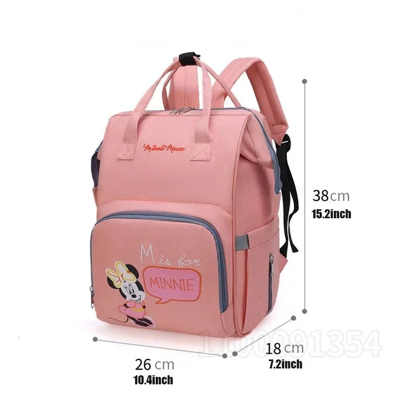Large Disney Waterproof Diaper Bag for Baby Boy or Girl