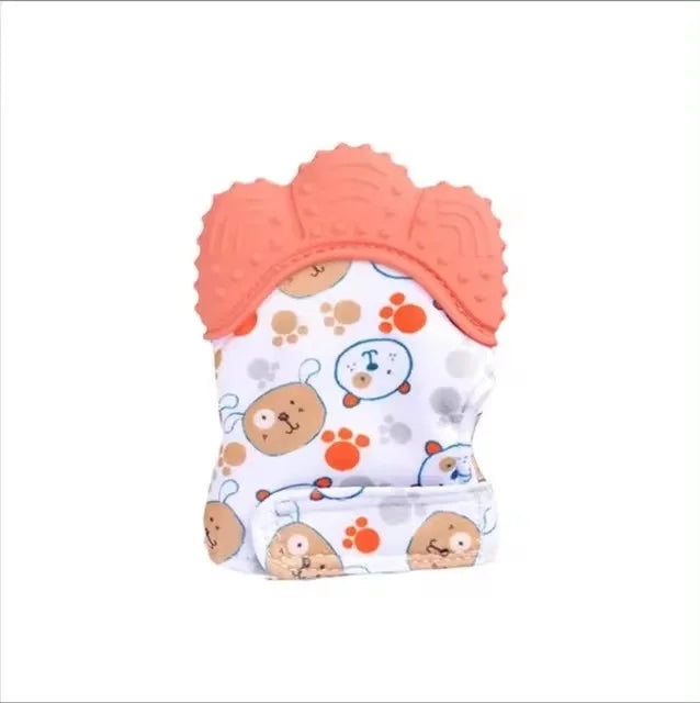 Newborn Teething Silicone Mittens