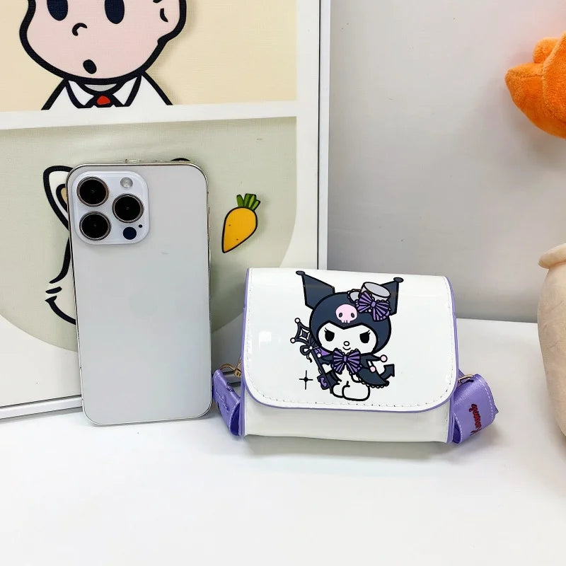 Little Girl's Cute Anime Kuromi/Stitch Crossbody Bag