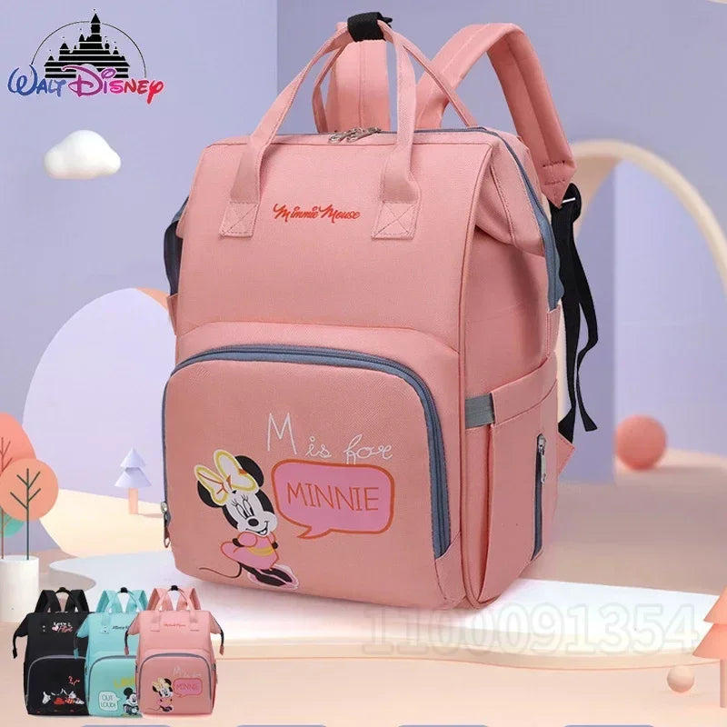 Large Disney Waterproof Diaper Bag for Baby Boy or Girl