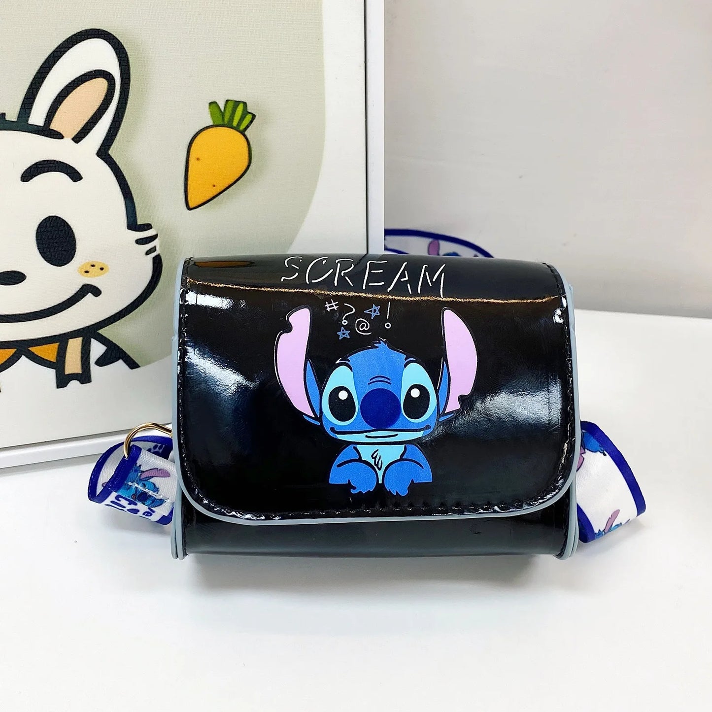Little Girl's Cute Anime Kuromi/Stitch Crossbody Bag