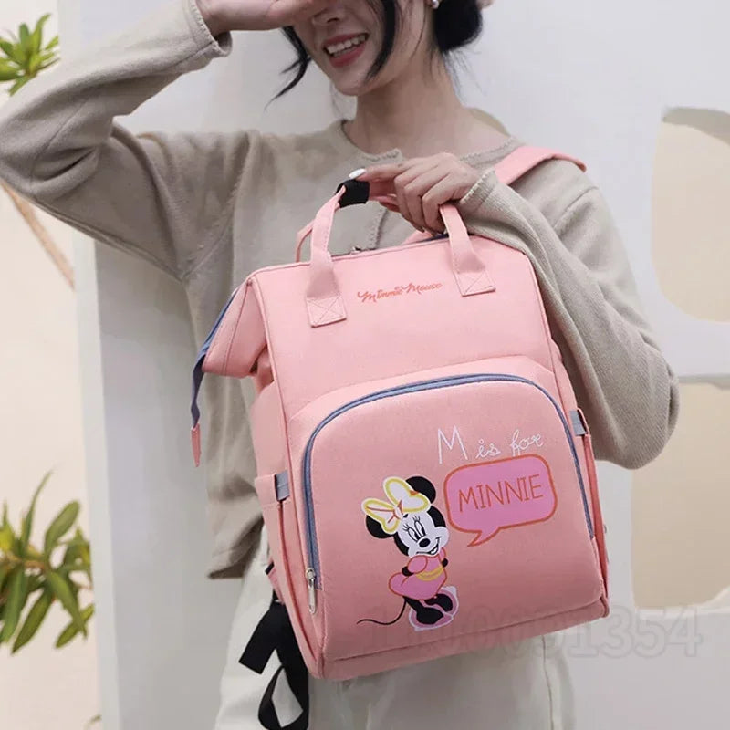 Large Disney Waterproof Diaper Bag for Baby Boy or Girl