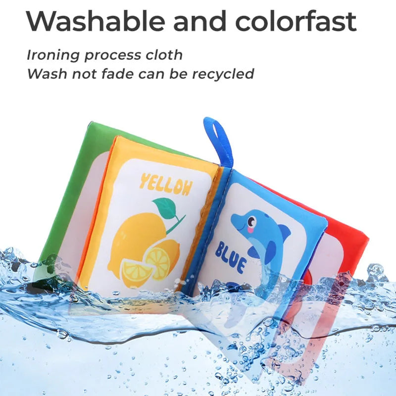 4 Pages Early Childhood Learning Cloth Book