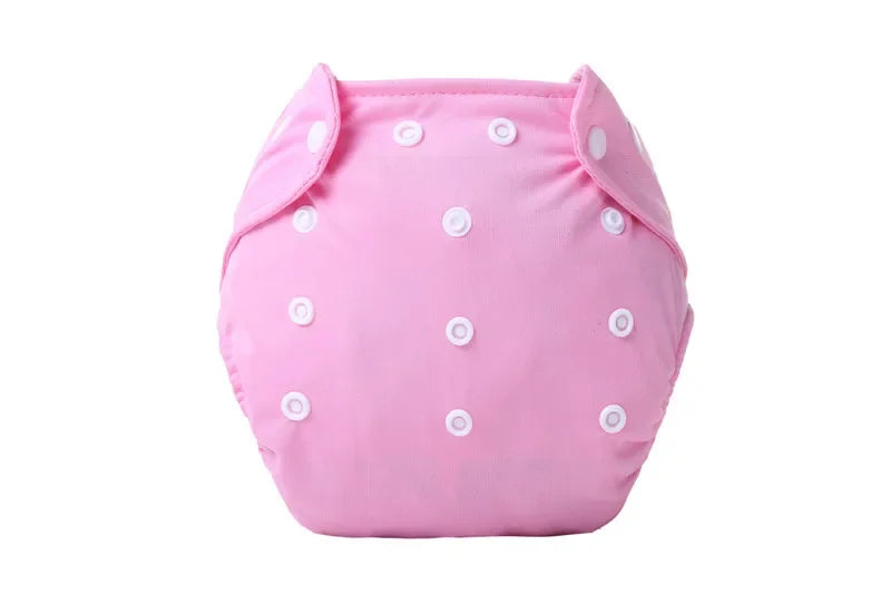 Baby Reusable Cloth Diaper with Polka Dot Design