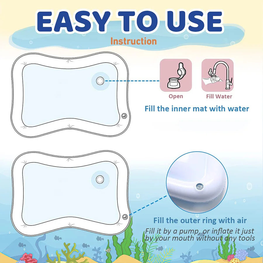 Baby/ Toddler Inflatable Water Play Mat