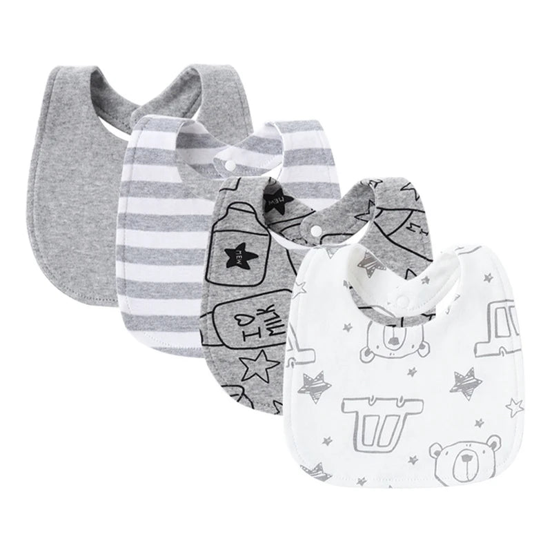 4 Pc. Baby Bib Set