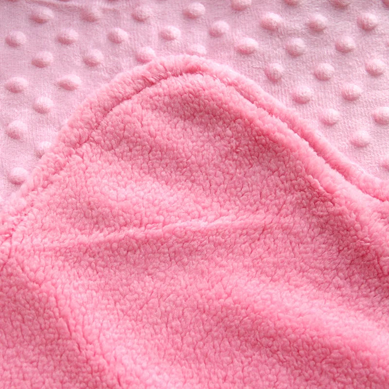 Soft Fleece Thermal Baby Blanket