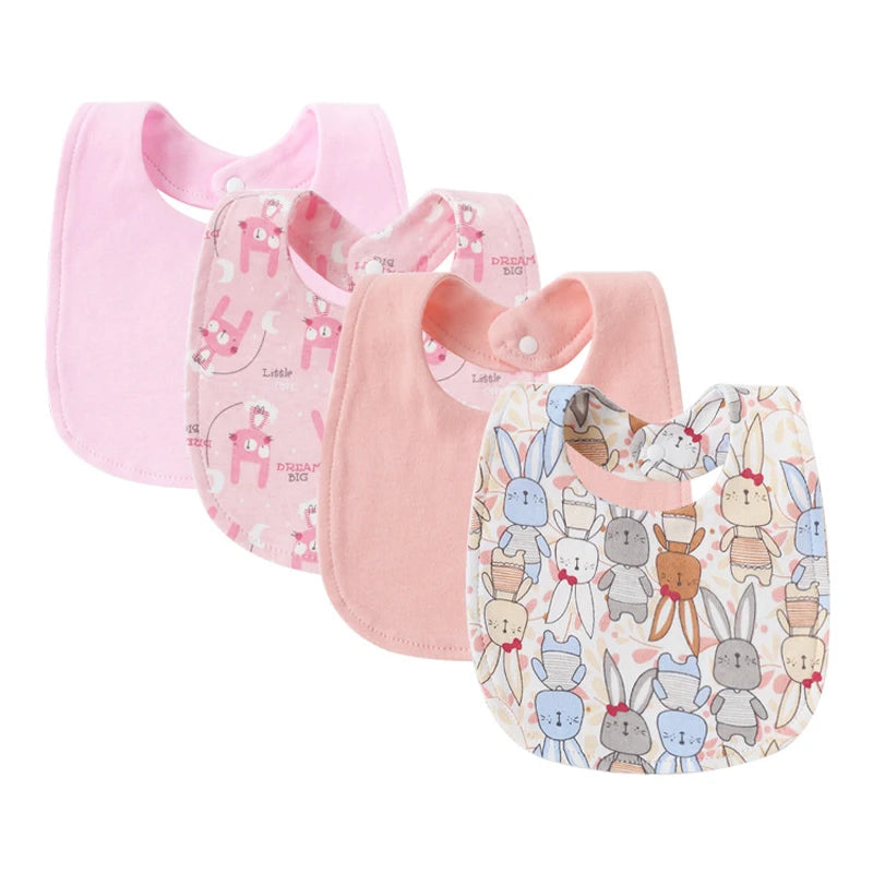 4 Pc. Baby Bib Set