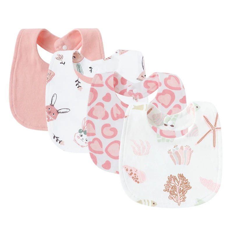 4 Pc. Baby Bib Set