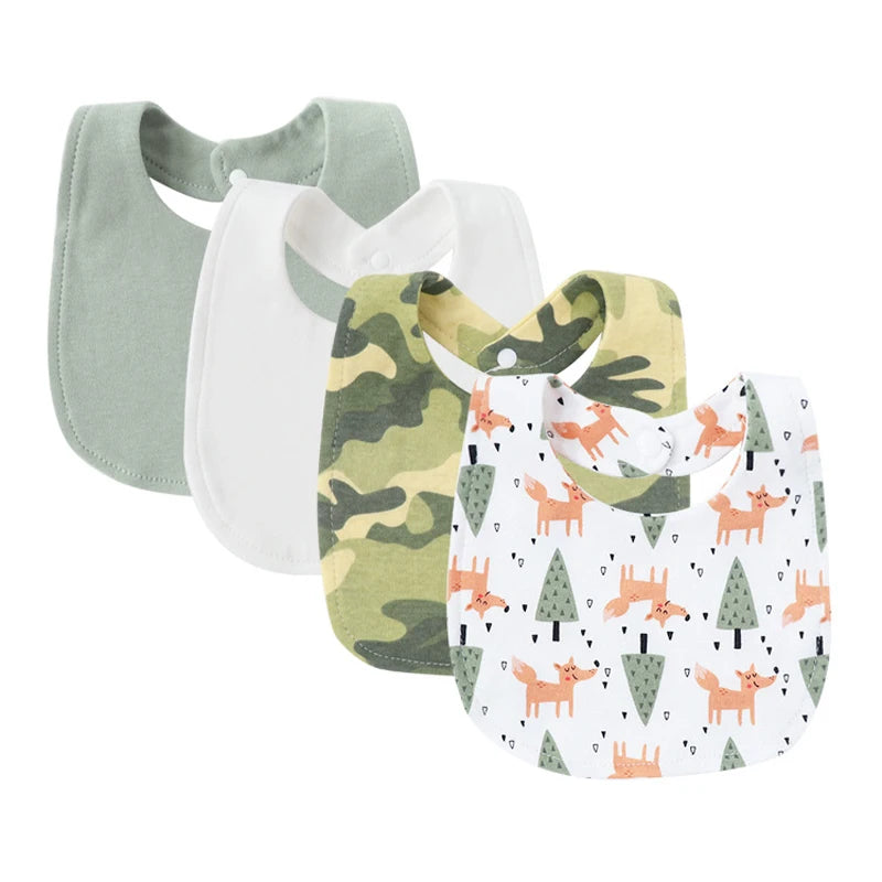 4 Pc. Baby Bib Set