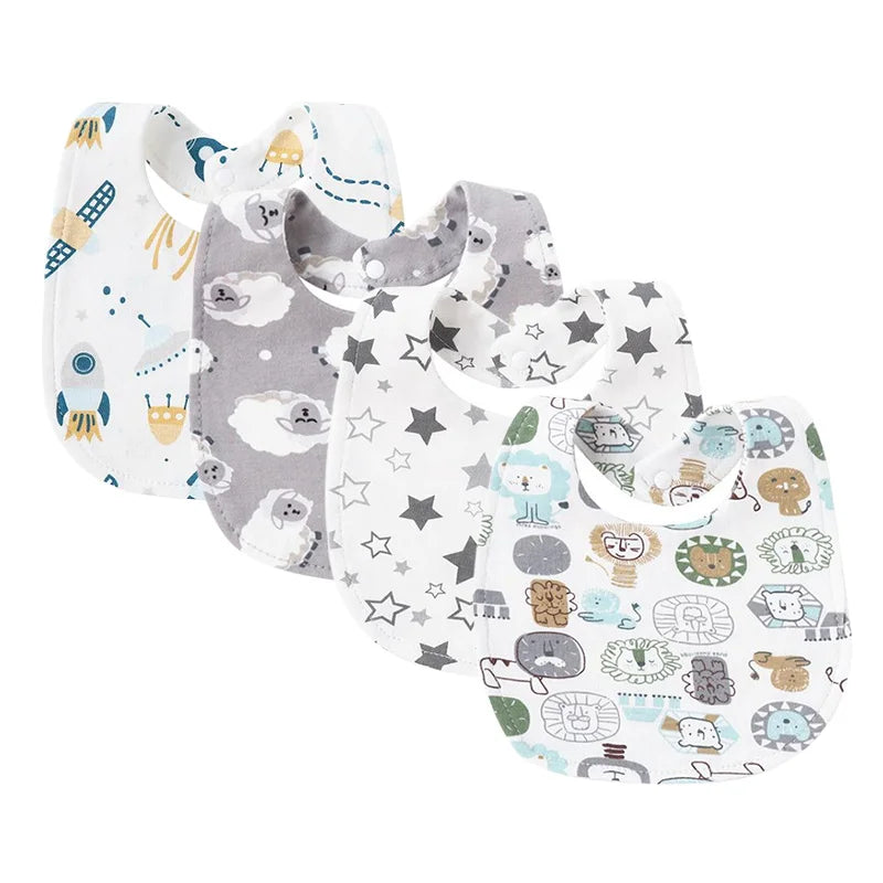 4 Pc. Baby Bib Set