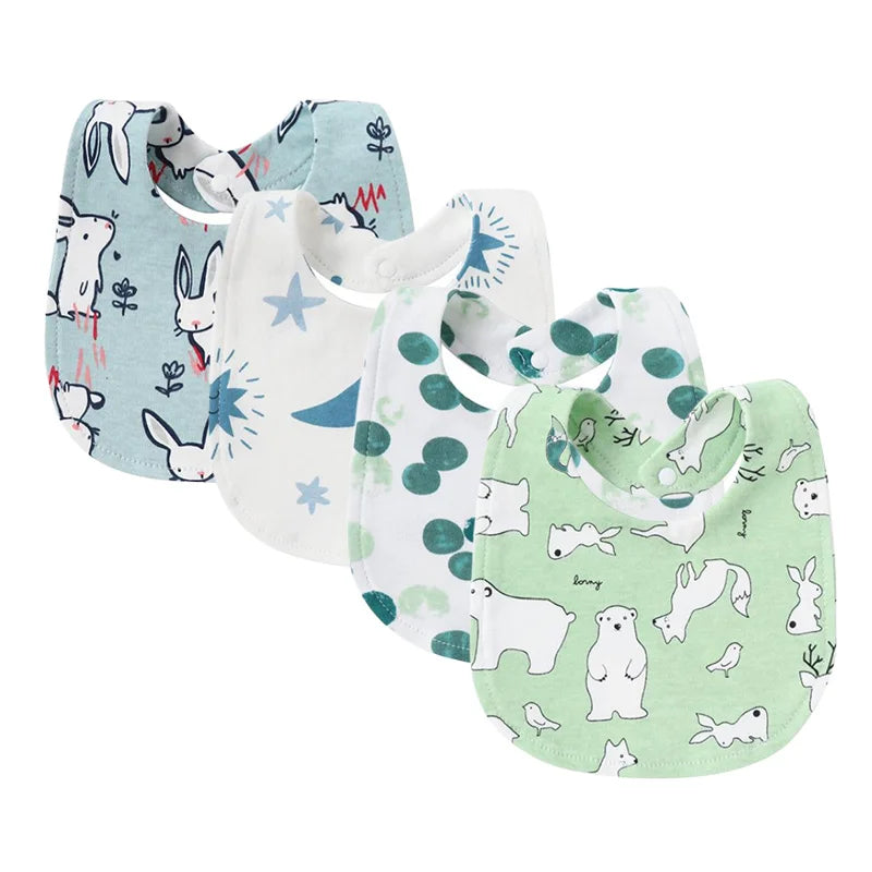 4 Pc. Baby Bib Set