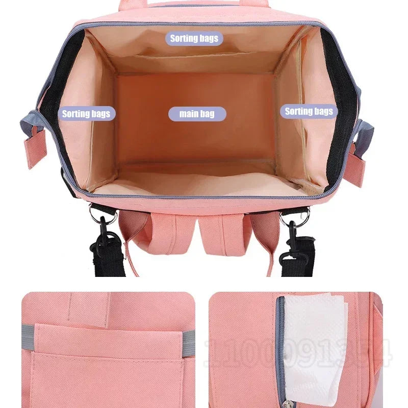 Large Disney Waterproof Diaper Bag for Baby Boy or Girl