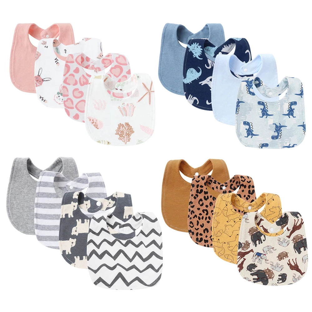 4 Pc. Baby Bib Set