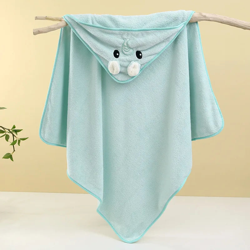 Soft, Cute, Infant/Toddler Cartoon Towel with Hoodie