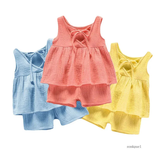 Infant/toddler cute and sassy summer outfit.