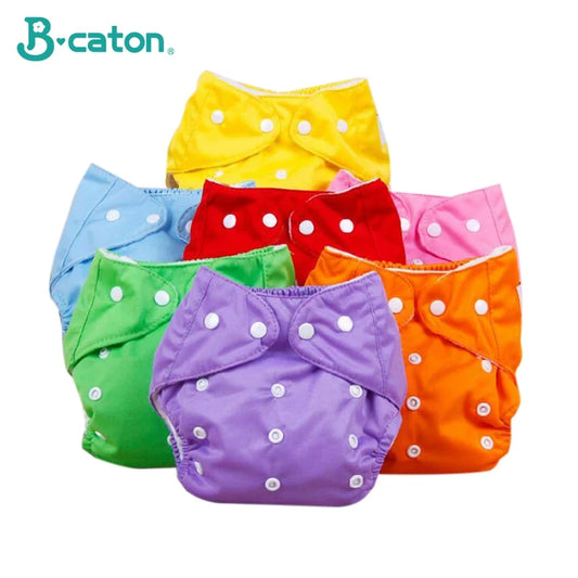 Baby Reusable Cloth Diaper with Polka Dot Design