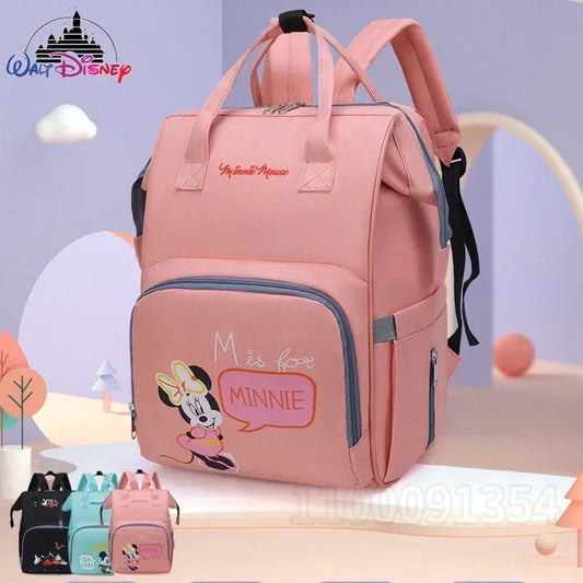 Large Disney Waterproof Diaper Bag for Baby Boy or Girl