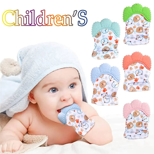 Newborn Teething Silicone Mittens