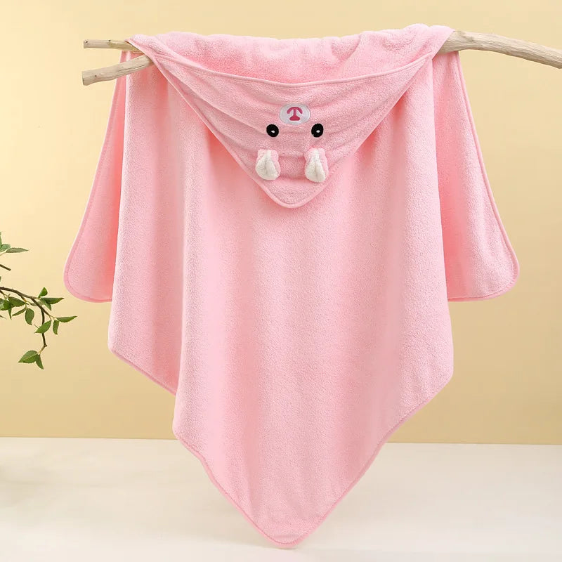 Soft, Cute, Infant/Toddler Cartoon Towel with Hoodie