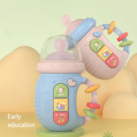 Musical Light-up Baby Bottle Rattle and Teether