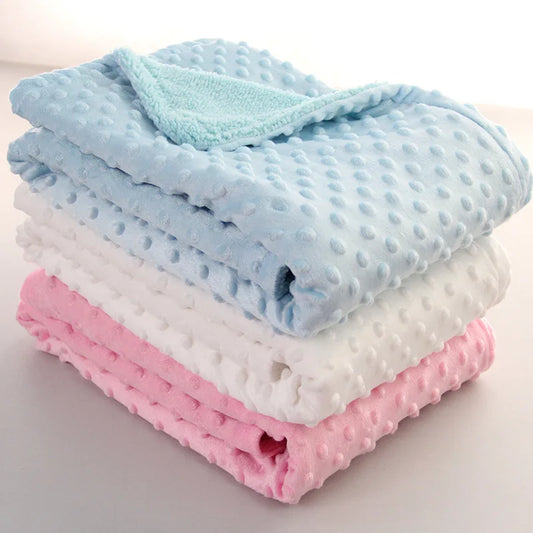 Soft Fleece Thermal Baby Blanket