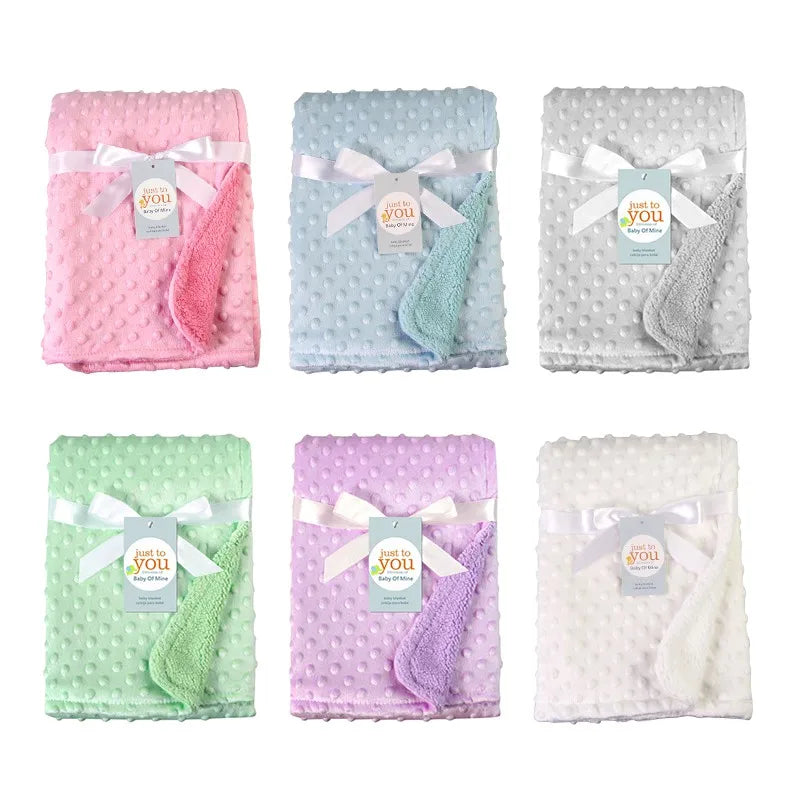 Soft Fleece Thermal Baby Blanket